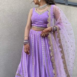Purple/ lavender lehenga